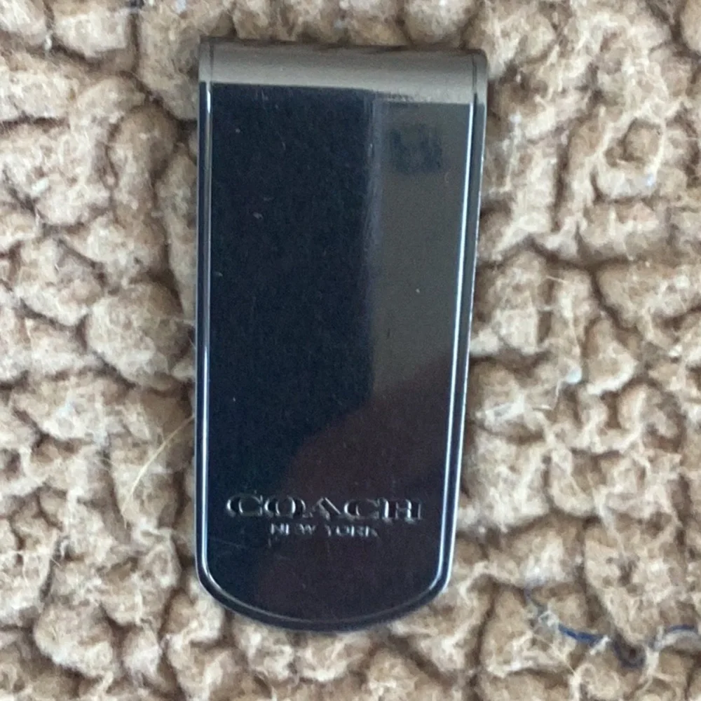 Coach silver money Clip